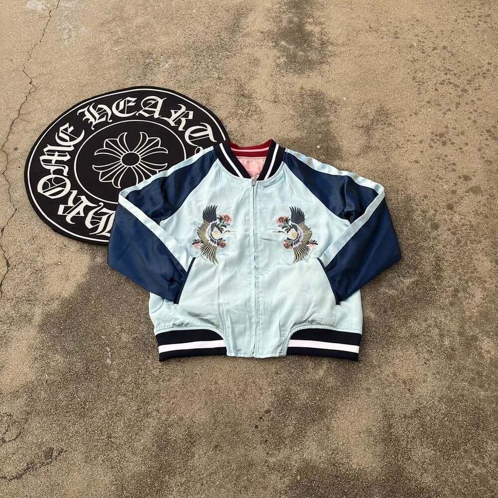 Reversible Sukajan Bomber Jacket Okinawa Size L